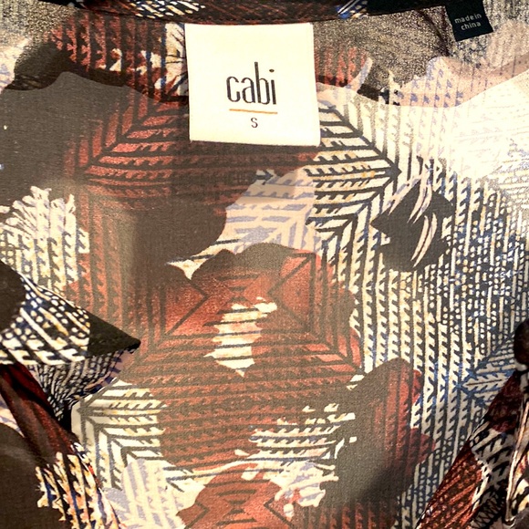 Cabi, Weaver blouse with removable Cami, size S - Picture 3 of 7